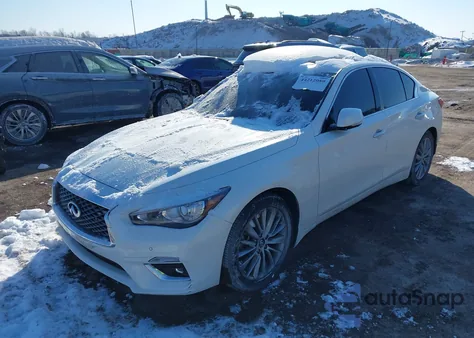 2023 Infiniti Q50 Luxe Awd из США, поврежденный, VIN JN1EV7BRXPM541302